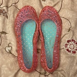 Pink Jelly Shoes